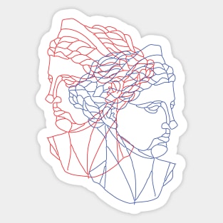 Gemini The Twins Sticker